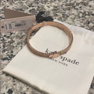 NWT Kate Spade ♠️ rose gold bangle!